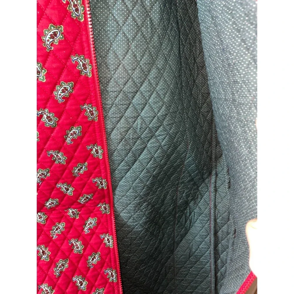 VTG Vera Bradley Apple Red Hanging Garment Bag 1991 Retired Travel  Monogram MWA